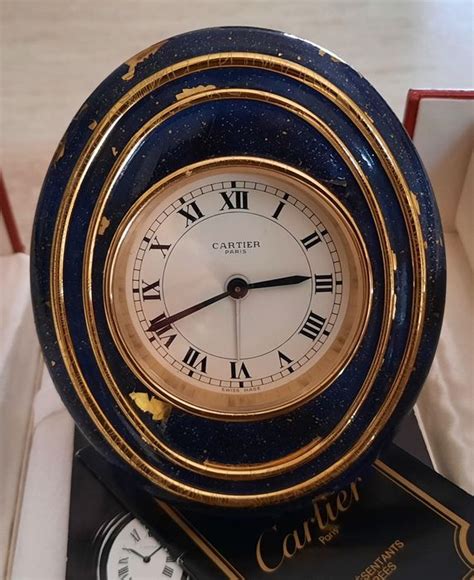 orologio sveglia a quarz da tavolo anni 70 della cartier|Cartier Orologio da Tavolo/Sveglia .